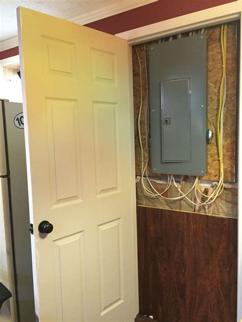 electrical boxes inside wardrobes|building closet around electrical panels.